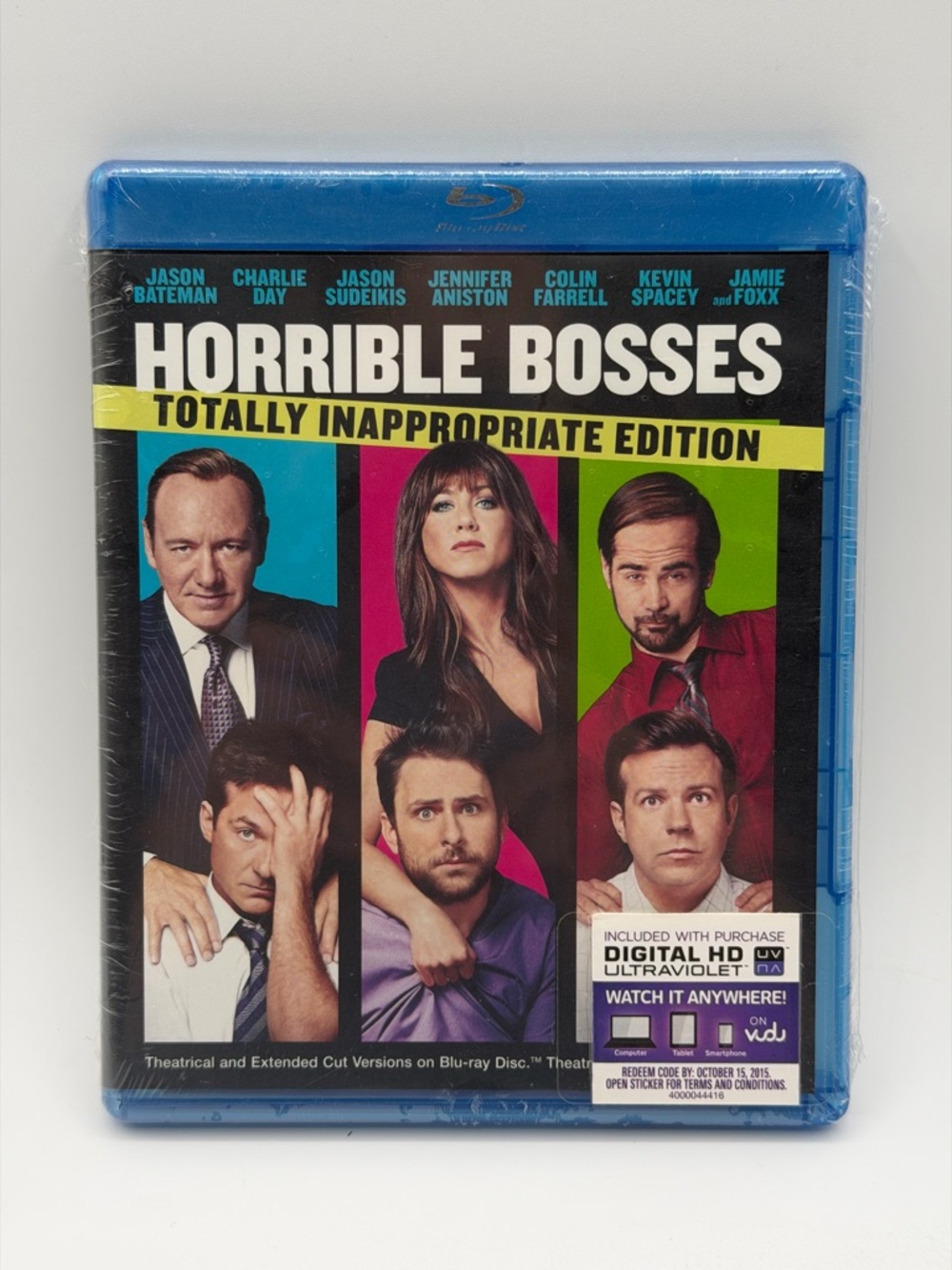 Horrible Bosses - Totally Inappropriate Edition (Blu-ray, 2011) Brand New